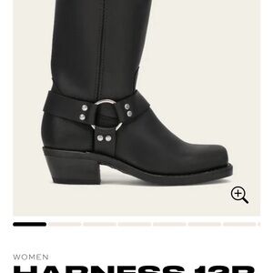 Women's Black Harness Boots